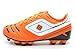 Dream Pairs 151028 Boy's Athletic Light Weight Lace Up Outdoor Fashion Sport Cleats Soccer Shoes (Toddler/Little Kid/Big Kid) ORANGE-BLK-WHT SIZE 1