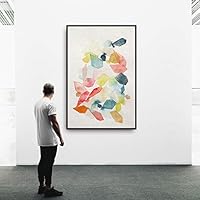 Framed Canvas Wall Art Beautiful Leaves Canvas Prints Home Artwork Decoration for Living Room,Bedroom - 16x24 inches