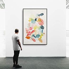 signwin Framed Canvas Wall Art Beautiful Leaves Canvas...