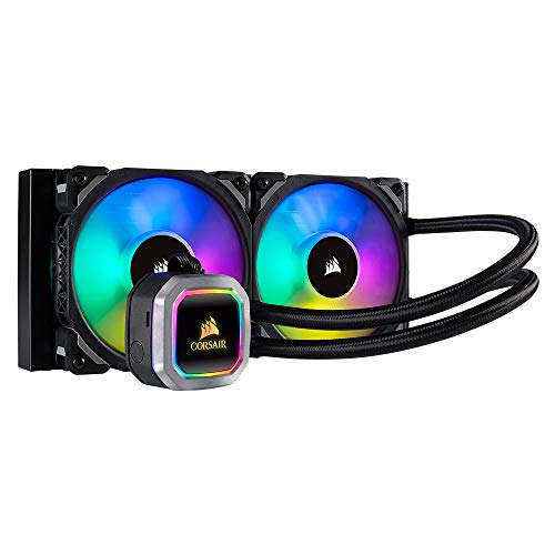 Corsair H100i RGB PLATINUM AIO Liquid CPU Cooler,240mm,Dual ML120