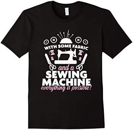Men's BEST SEWING MACHINE tshirt XL Black