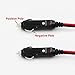 KUNCAN 4FT 12-24V Double Male to Male Cigarette Lighter Plug Extension Cable, with LED Lights, 16 AWG Heavy Duty Cable, Power Charger Cord, Fuse 10A