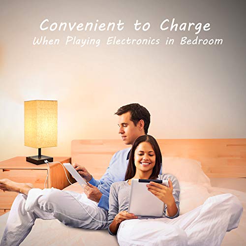 5 Dimmable+Charging+Nightstand+Equivalent+Included