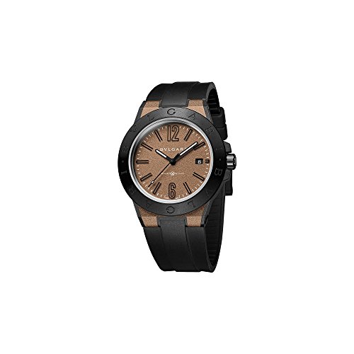 Bvlgari Diagono Magnesium Automatic Brown Dial Men's Watch 102306