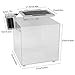 Fish Aquariums, Acrylic Fish Tank with LED Lighting and Internal Filter Mini Square Aquarium 110V(US Plug) for Home and Kidsthumb 2