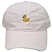 City Hunter C104 Small Duck Cotton Baseball Dad Caps 17 Colors (White)
