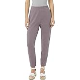 32 DEGREES Women's Elastic Waistband Jogger Pant (Argyle Purple, Small)