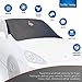 Windshield Cover for Ice and Snow - Wiper Protector - Non Scratch Magnetic - Sturdy - Heavy Duty Material - Self Storage Pouch - Keep Your Vehicle Exterior Ice Free and Clean
