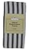 Nouvelle Legende 100% Cotton Basketweave Kitchen Towels with Classic Striped Design, Ultra Absorbent Tea Towels for Drying Dishes, Glassware & Spills, Soft, Durable, Lint-Free, 19x29 in 8-Pack, Black