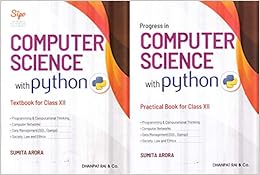 Computer Science with Python Textbook and Practical Book for Class 12 ...