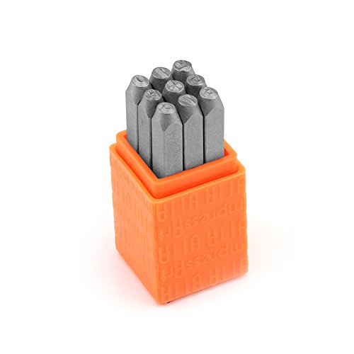 ImpressArt Basic Metal Stamp Set, Numbers, 3mm