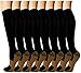 8 Pack Copper Knee High Compression Socks For Men & Women-Best For Running,Athletic,Medical,Pregnancy and Travel -15-20mmHg