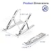 OMOTON Laptop Stand, Adjustable Aluminum Laptop Tablet Stand, Foldable Portable Desktop Holder Compatible with All Laptops (Up to 15.6 inch)thumb 4