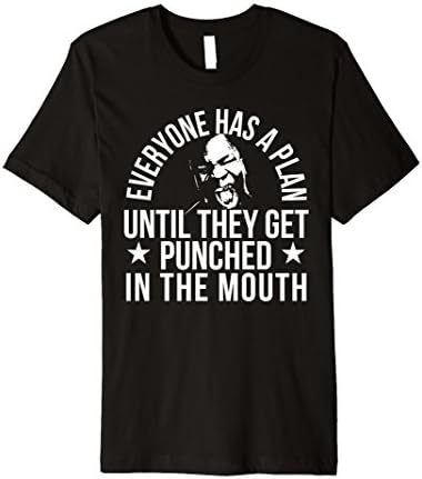 Mens Everyone Has A Plan Until They Get Punched - Shirt XL Black