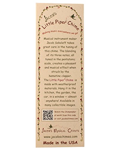 Paw Print Little Piper Wind Chime - Made in USA