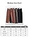 Minibee Women's Elastic Waist Casual Crop Linen Pull On Pants Black 2XL