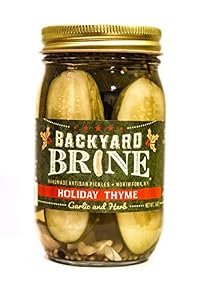 Image of 3 Pack Backyard Brine Dill Pickles - Holiday Thyme - 16 oz