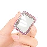 Apple Watch 3/2 Screen Protector, UMTELE Plated TPU Case Integrated Screen Protector Slim Lightweight Protective Bumper Cover for Apple Watch Series 3 2 (Rose Gold, Series 2-3, 38mm)