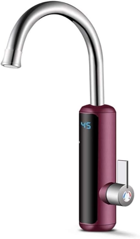 Amazon Co Jp インスタント温水蛇口 キッチン バスルーム トイレ家庭用給湯器 暑くて冷たい蛇口2v 色 紫色 ホーム キッチン