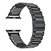 Oitom 42mm/44mm XL Large Bands Compatible with Apple Watch Series 4 44mm, Series 3/2/1 42mm, Men IWATCH, Heavy Stainless Steel Metal Link Bracelet Wristbands Strap (Space Black)
