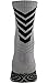 Under Armour Men's Undeniable Mid Crew Socks, Steel/Black, Medium