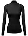 Fifth Parallel Threads Women's Basic Ribbed Long Sleeve Turtleneck Top