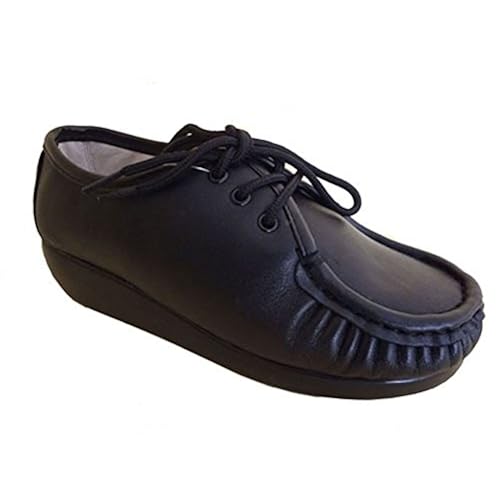 comfortable wide width work shoes