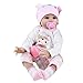 TraveT Art Dolls Realistic Lifelike Newborn Silicone Vinyl Reborn Gift Baby Dolls Handmade Full Body
