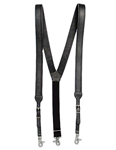 Nocona Men's Heavy Duty Basketweave Galluses, Black, 2XL