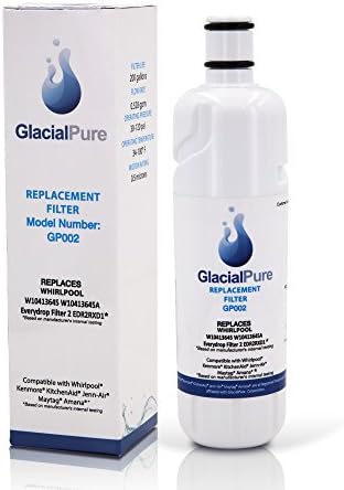 Glacial Pure EDR2RXD1 W10413645A Refrigerator Water Filter Replacement For Whirlpool Refrigerator Water Filter 2 (Pack of 1)