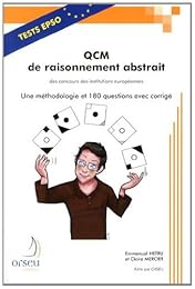 QCM de raisonnement abstrait des concours des institutions européennes
