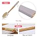Shower Brush Dry Skin Body Brush Dry Brush with Rubber Anti-Skid Cover for Women Men&Elders Back Scrubber Natural Soft Bristles Detachable Long Bamboo Handle Bath Brush Let Skin Glowing
