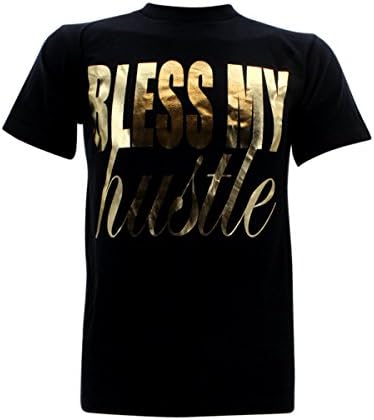 Legends Kings - Men's Gold Foil Bless My Hustle T-Shirt