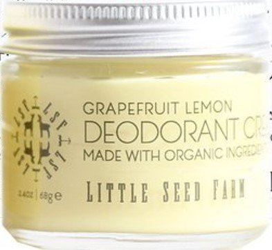 Little Seed Farm Deodorant Cream, Grapefruit Lemon, 2.4 Ounce