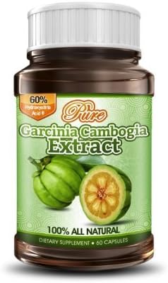 Pure Garcinia Cambogia Extract with HCA, 500 mg, 60 Capsules -3 Pack