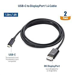Cable Matters 2-Pack, 32.4Gbps Bidirectional USB C