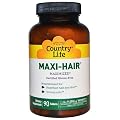 Country Life Maxi Hair Time Release,MultiPack of 270-Tablet