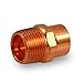 Supply Giant DDNA0034 Male Adapter Fitting with C X M Connections, 3/4, Copper