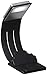 Book Light, Hsctek Reading Light Double as BookMark with USB Rechargeable and Adjustable 4 Brigthness Level, Clip on Flexible Reading Lamp for Kindle, Book, ipad and More (Black)
