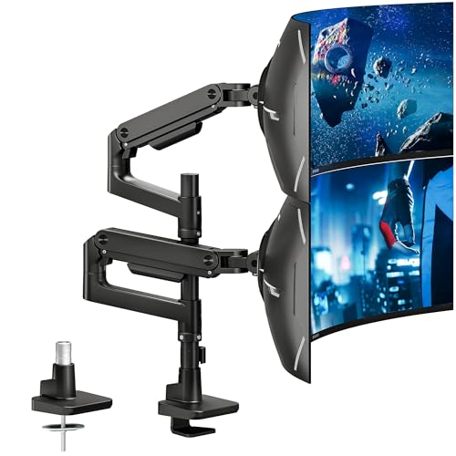 ARES WING Monitor Halterung 2 Monitore für 17-49" Monitore, Schwarz