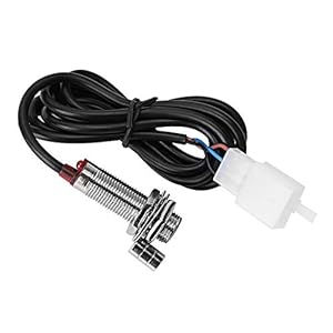 Kilometerteller Sensor Kabel met Vervanging voor Motorfiets Snelheidsmeter 3 Magneet voor Digitale Snelheidsmeter…