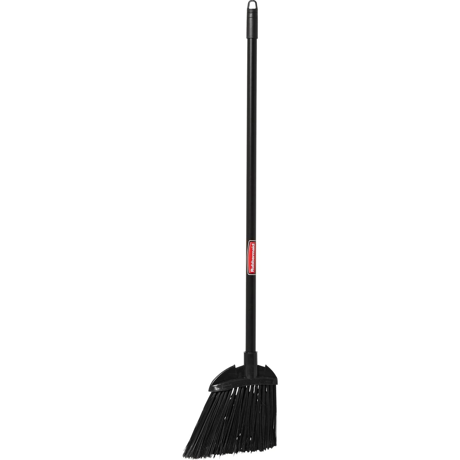 Rubbermaid Commercial Products FG637400BLA, Executive Lobby Broom with Vinyl Handle, Black/Yellow,7-1/2" Brush Length