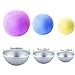 Caydo 24 Pieces 3 Sizes DIY Metal Bath Bomb Mold 12 Set for Crafting Your Own Fizzles