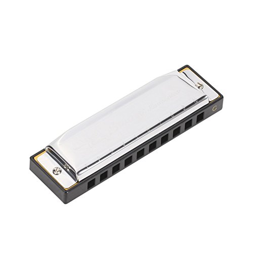 I-MART Diatonic 10 Hole Key of C Blues Harmonica (Sliver)