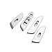 Kust nfs38427w ABS Window Lift Switch Button Cover Trim,Left Hand Drive Interior Window Lift Switch Button, Interior Accessories Trim,One Set Of 4,Fit For Nissan Murano 2015 2016 2017(Chrome Silver)