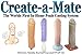 Createamate The Ultimate Penis Casting System: Choose Color, Vibrator, Suction Cup, Handle and Strap-On (Vibrating, Lite Tone)