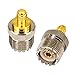 onelinkmore RF Coax Adapter SMA Female to SO239 Female UHF Jack SO-239 Antenna Cable Connector for BAOFENG UV-5R Series Radio Pack of 2