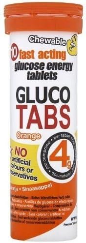 (8 PACK) - Gluco Tabs Orange Glucotabs - For Sports Energy| 10 s |8 PACK - SUPER SAVER - SAVE MONEY
