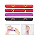 Munfa 4 Different Superheros Cape and Mask Costumes Set Includes Bonus Matching Wristbands for Kids