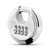 DAYGOS 4 Digit Combination Disc Padlock with